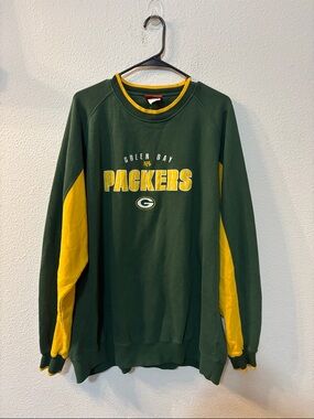NFL Green & Yellow Packers Crewneck Sweatshirt